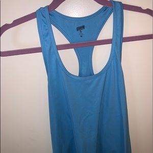 Light blue athletic tank top